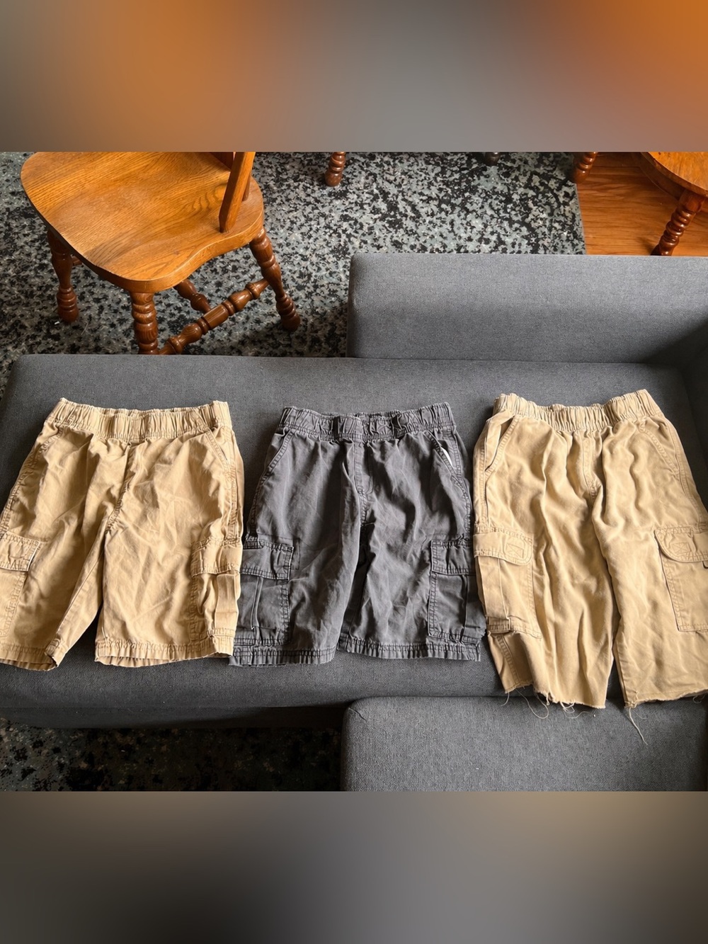 SALE! 3x Boys Cargo Shorts Bundle Children’s Place Sz 8 Adjustable Waist